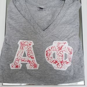 American Apparel Alpha Phi letters